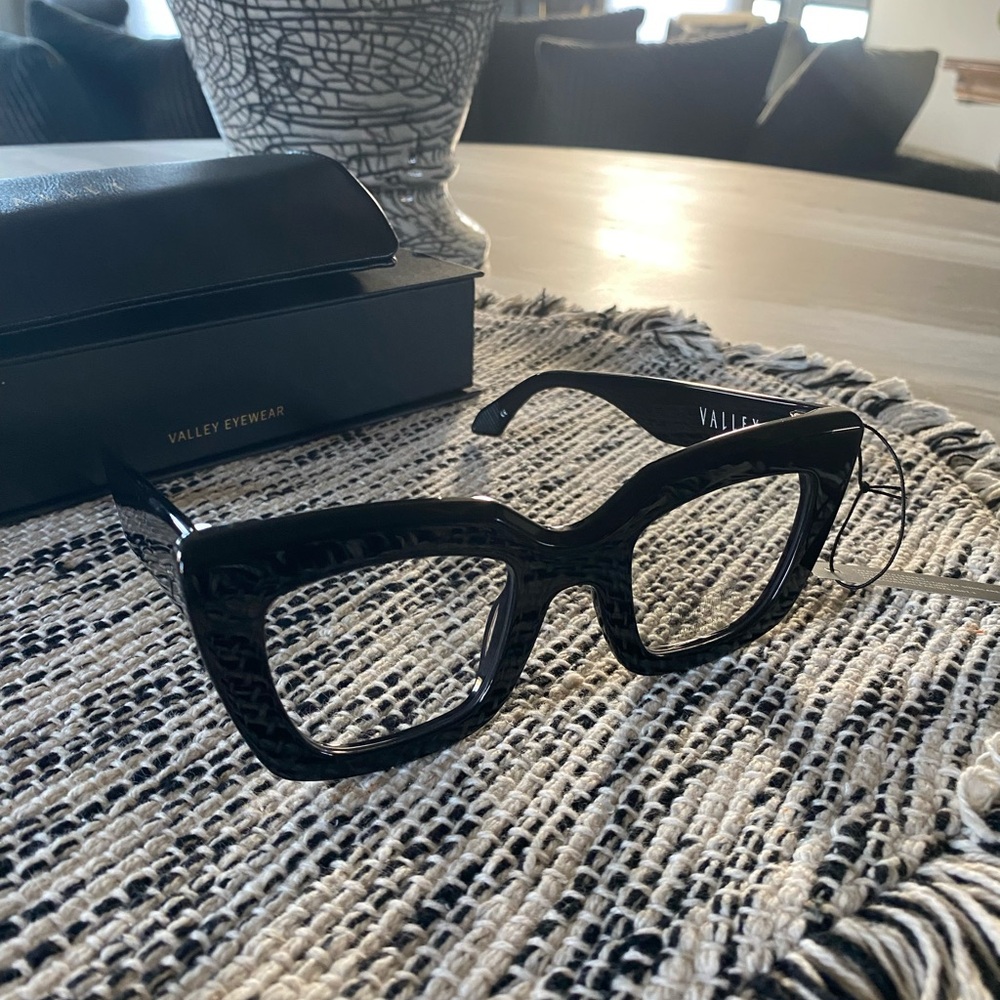 Valley Eyewear Black Brigada Cat Eye Frame